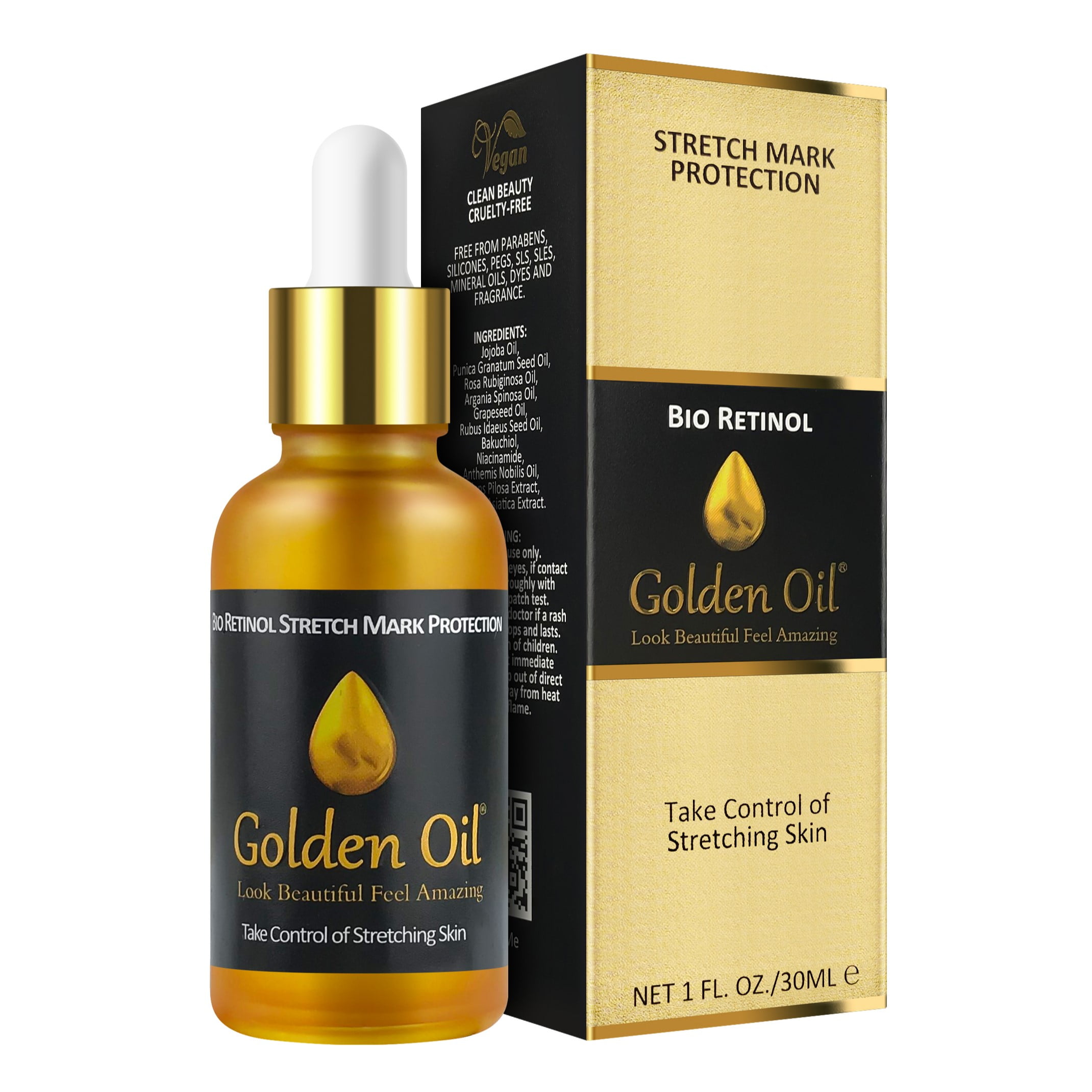 Stretch Mark & Scar Treatment & Protection Bio Retinol Face & Body Oil