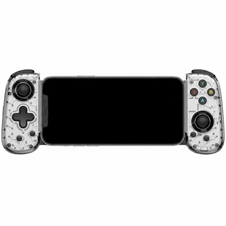 Stretch Mobile Game Controller, Wireless Bluetooth & Wired Foldable Gamepad, Dual Vibration Triggers for Phone Gaming, Father's Day Gift