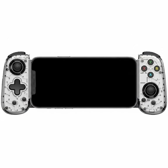 Stretch Mobile Game Controller, Wireless Bluetooth & Wired Foldable Gamepad, Dual Vibration Triggers for Phone Gaming, Father's Day Gift