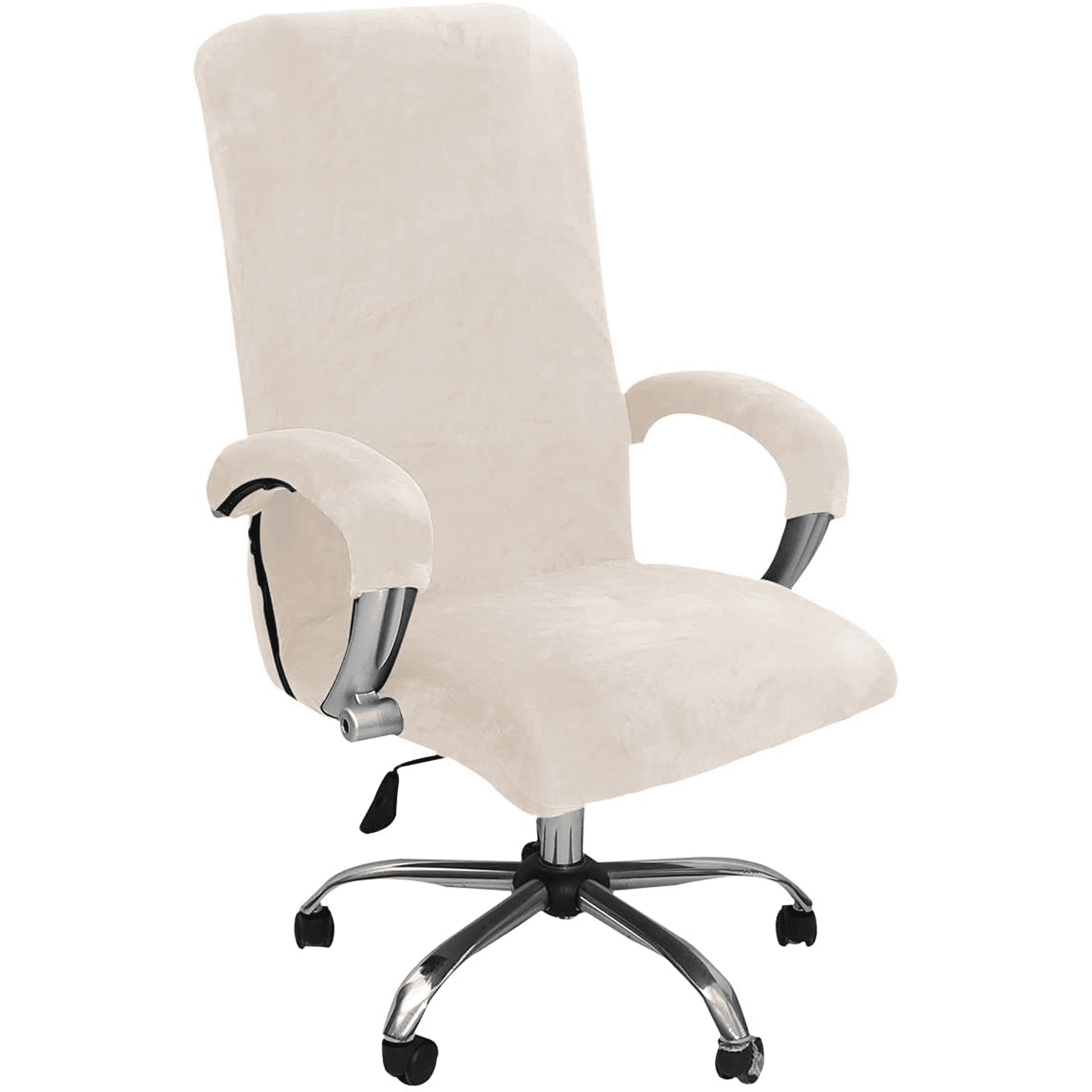 Stretch Office Chair Cover with Zipper Printed Computer Chair