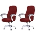 thumbnail image 1 of Stretch Office Chair Covers, Computer Office Chair Cover Stretchable Rotating Chair Slipcover, 1 of 9