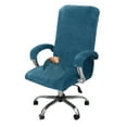 thumbnail image 1 of Stretch Office Chair Covers, Soft Rotating Chair Slipcovers Velvet Computer Office Chair Covers Desk Chair Covers with Arm Covers for Office Chair-Camel-X-Large, 1 of 7