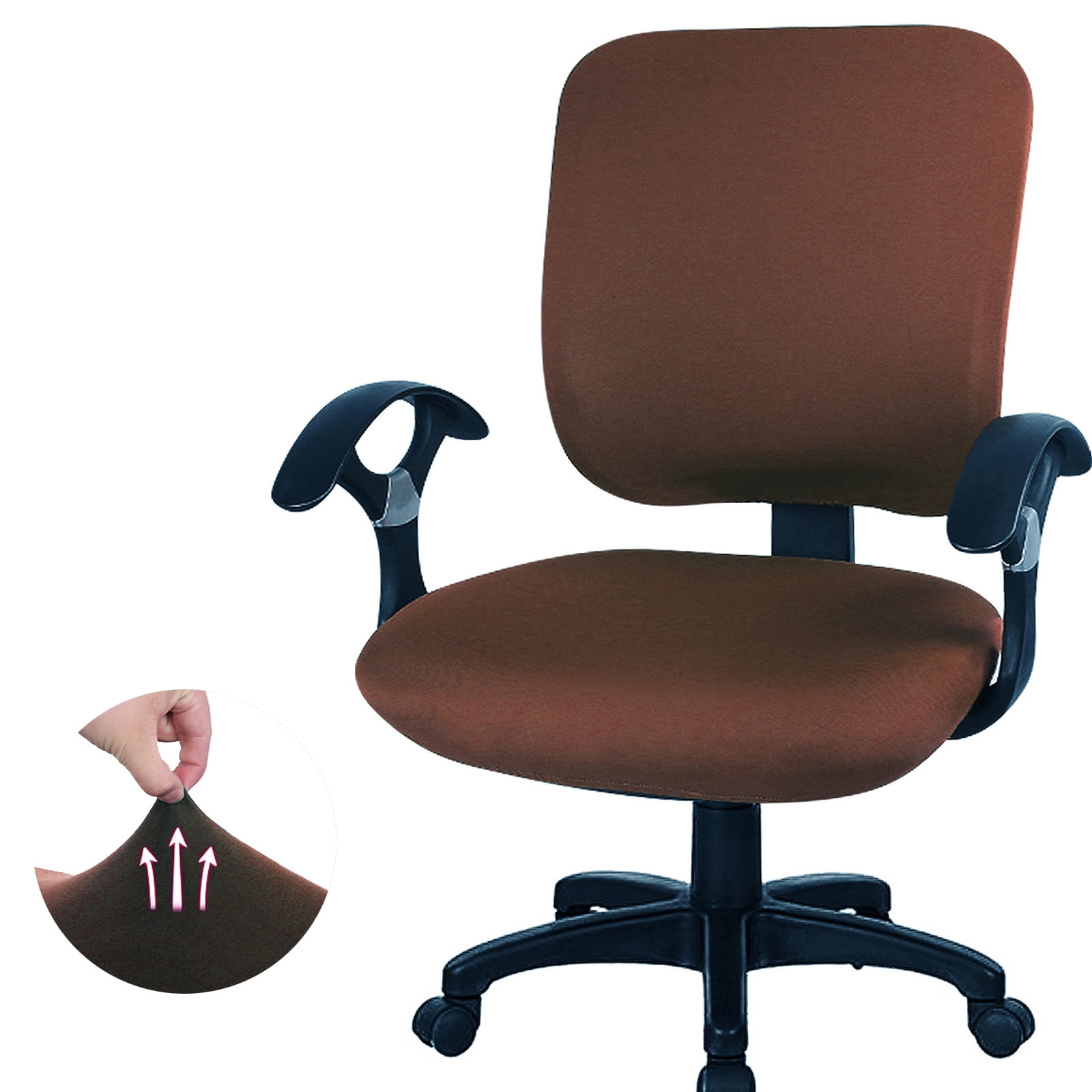 Stretch Office Computer Chair Seat Covers, Removable Washable Anti-dust ...