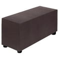 thumbnail image 1 of Stretch Ottoman Cover Rectangular Fit Length 33"-40", Medium, Dark Curry, 1 of 6