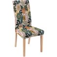 thumbnail image 1 of Stretch Parson Chair Slipcovers for Dining Room Set of 4,Boho Tropical Leaves Dining Chair Covers Colorful Jungle Flower Removable Chair Seat Protectors Covers for Kitchen,Wedding,Ceremony, 1 of 6