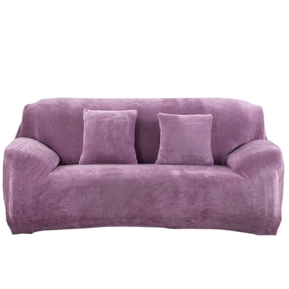 Stretch Plush Sofa Covers For Living Room 1/2/3/4 Seat All-inclusive Velvet Couch Covers Sofa Slipcover Towel