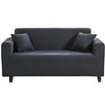 thumbnail image 1 of Stretch Plush Sofa Slipcover, Soft Sofa Cover, Thicken Couch Covers Anti-Slip Furniture Protector For 1 2 3 4 Seater Couch Slipcover-Navy-Single seat(90-140cm)35-55in, 1 of 7