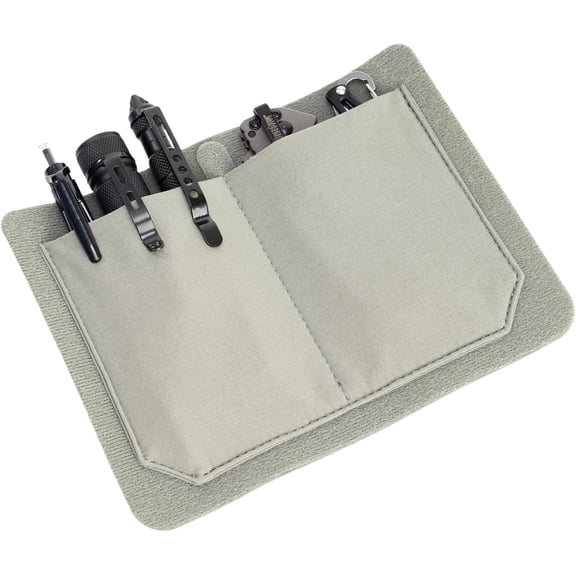 Stretch Pocket Organizer Insert Attachment for Backpack, Small Hook and Loop Pouch EDC Tool Kits for Outdoor Travel, Tactical Bag Organizer Insert for Men - Backpack Accessories (Large - 1 Pack)