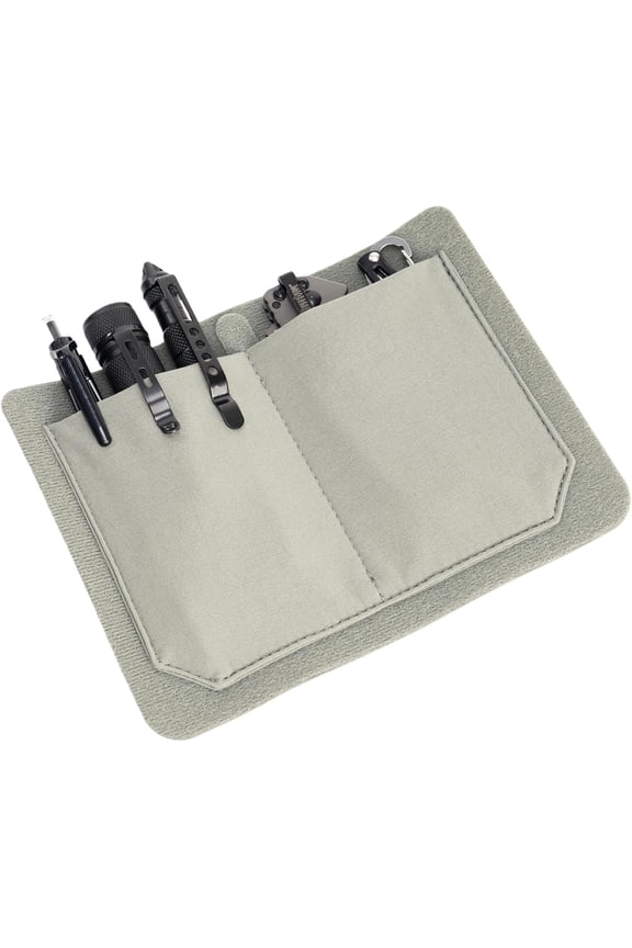 Stretch Pocket Organizer Insert Attachment for Backpack, Small Hook and Loop Pouch EDC Tool Kits for Outdoor Travel, Tactical Bag Organizer Insert for Men - Backpack Accessories (Large - 1 Pack)