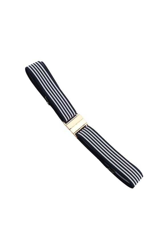 Stretch Polyester Belt Flexible Adjustable Waistband Buckle Design For Jeans Skirts Unisex Comfortable Elastic Fit Multiple Outfit