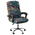 thumbnail image 1 of Stretch Printed Office Chair Cover Anti Pilling Machine Washable Computer Chair Slipcover With Zipper for Meeting Room Reception Room Office Home, 1 of 11