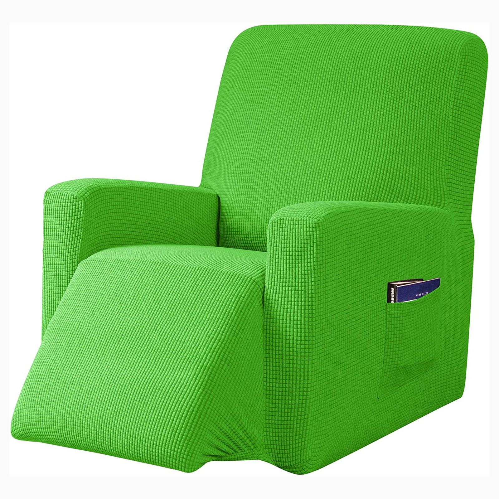 Stretch Recliner Chair Slipcover, 1-Piece Soft Armchair Cover Washable Sofa Cover Non Slip
