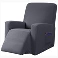 thumbnail image 1 of Stretch Recliner Chair Slipcover, 1-Piece Soft Armchair Cover Washable Sofa Cover Non Slip, 1 of 7