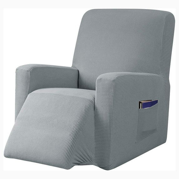Stretch Recliner Chair Slipcover, 1-Piece Soft Armchair Cover Washable Sofa Cover Non Slip