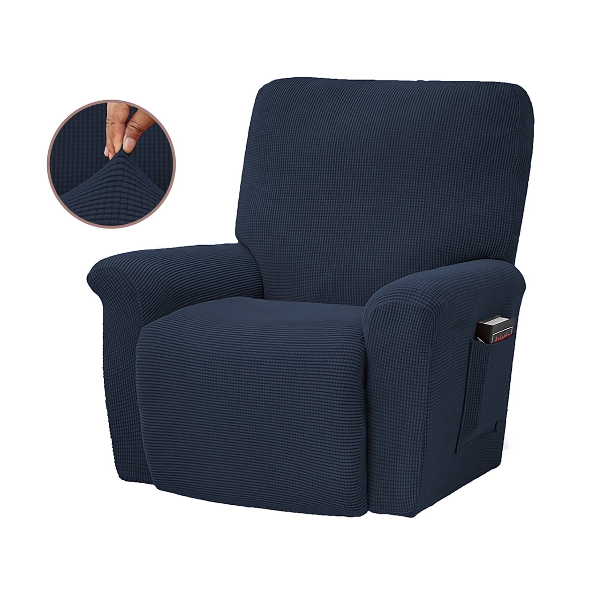 Stretch Recliner Cover 4 Pieces Set Recliner Chair Covers for
