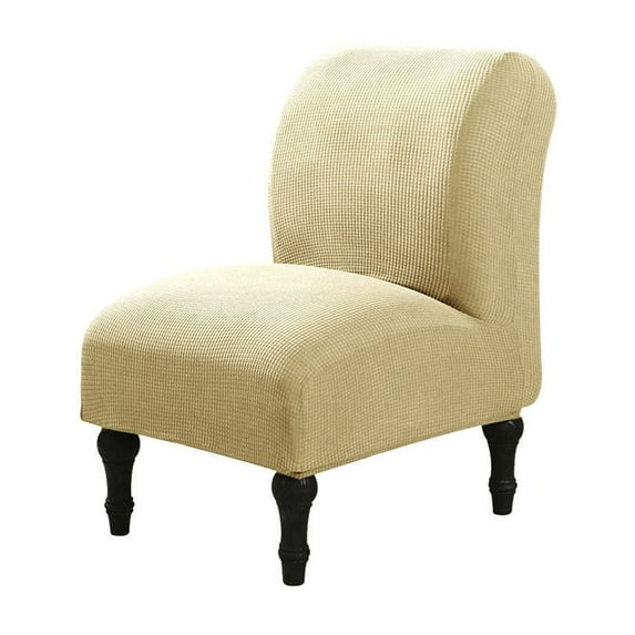 Stretch Recliner Slipcover Sofa Slipcover, Armless Chair Cover Sofa Covers Recliner Chair Cover Washable Jacquard Furniture Protector-Beige