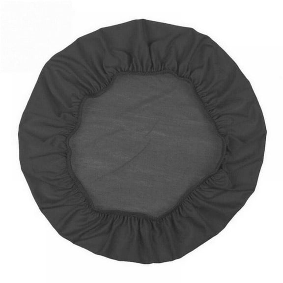 Stretch Removable Chair Seat Covers for Dining Room Chair Slipcover Seating Cover Protectors, fits Max 20"/50cm Chair Stools - Black