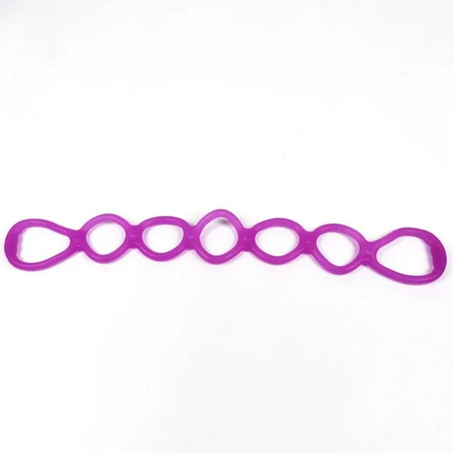 Stretch Resistance Band Silicone 7 Ring Leg Arm and Hand Yoga Band