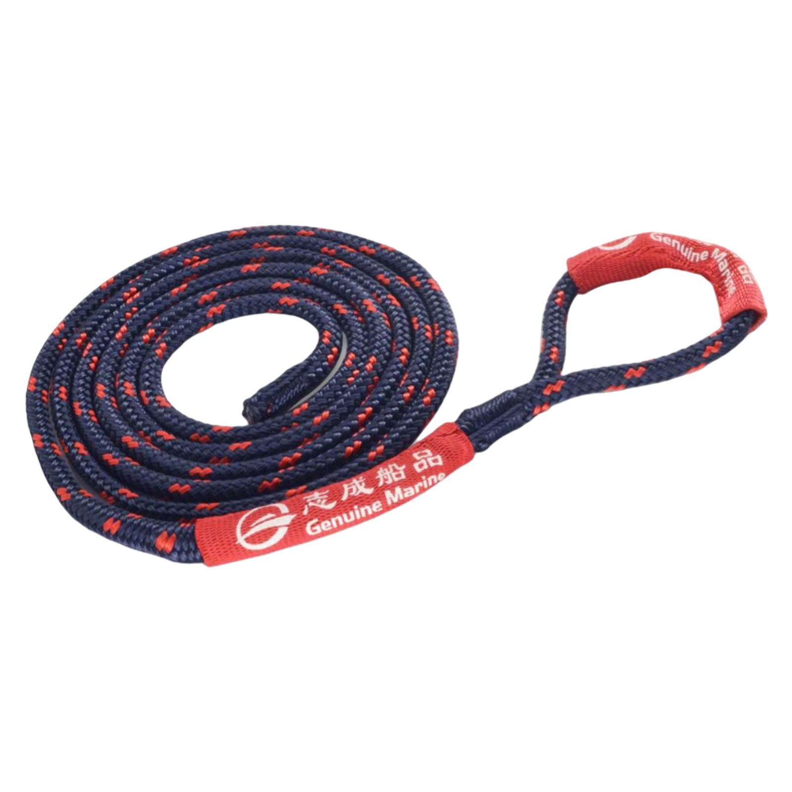Stretch Resistant with Loop Boat Ropes and Ties for Docking Durable