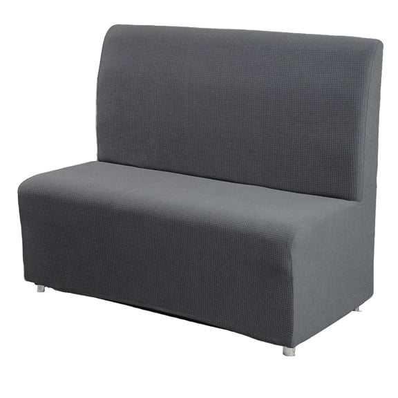 Stretch Restaurant Booth Cover, Non-Slip Small Sofa Slipcover for Settee Bench, Washable RV Dinette Cushion Protector for Loveseat, Universal Fit Furniture Cover for Home Kitchen Caravan