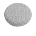 thumbnail image 1 of Stretch Round Stool Cover,Washable Textured Fabric Bar Stool Slipcover,Soft Breathable Round Chair Seat Cover,Removable Furniture Protector Cafe Bar Stool Home office Vanity Stool, 1 of 5