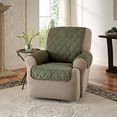 thumbnail image 1 of Stretch Sensations 4-Piece Newport Recliner Slipcover, Sage, 1 of 6