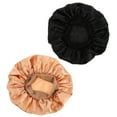 thumbnail image 1 of ifundom Satin Lining Sleeping Hat 2 Pack Soft Comfortable for Friction Reduction and Hair, 1 of 6