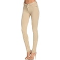 thumbnail image 1 of Stretch Skinny Knit Jegging Pants (Khaki), 1 of 6