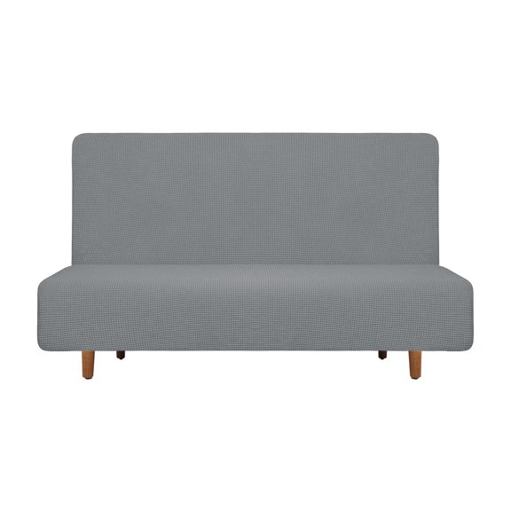 Stretch Sofa Bed Cover, Couch Slipcover Fit Length 61"-73", Light Gray