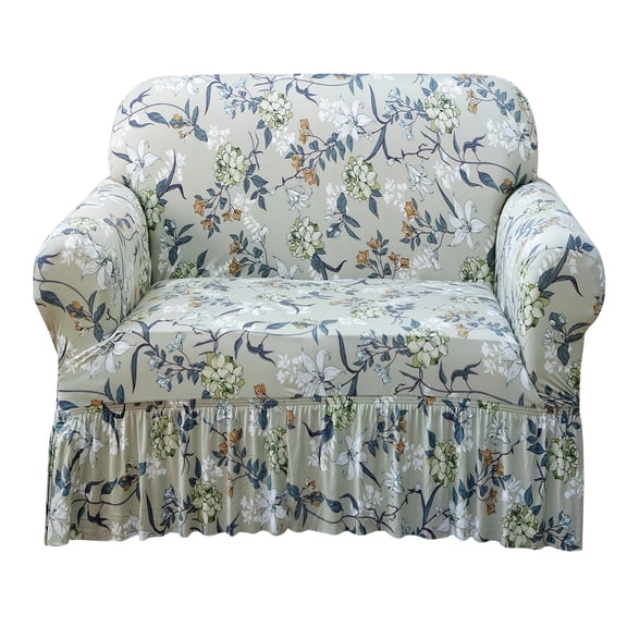 Stretch Sofa Couch Cover 1/2/3 Seat Non Slip Slipcover Protector Skirted Design