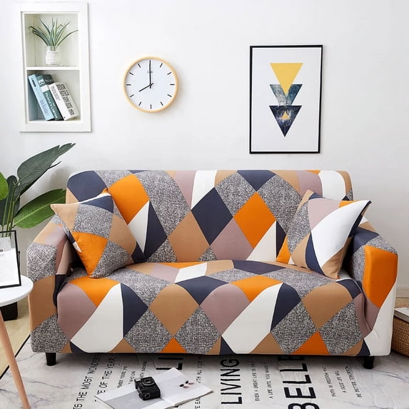 Stretch Sofa Cover All-Inclusive Dust Proof Elastic Protector Slipcovers Armchair Living Room Couch Cover for 1/2/3/4 Seater