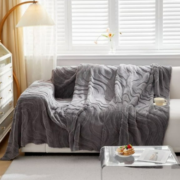 71x 35 Inch Stretch Sofa Cover - Anti-Slip Couch Protector Blanket for Living Room, Sectional, Loveseat, Dorm, Pet Hair Resistant Furniture Protector