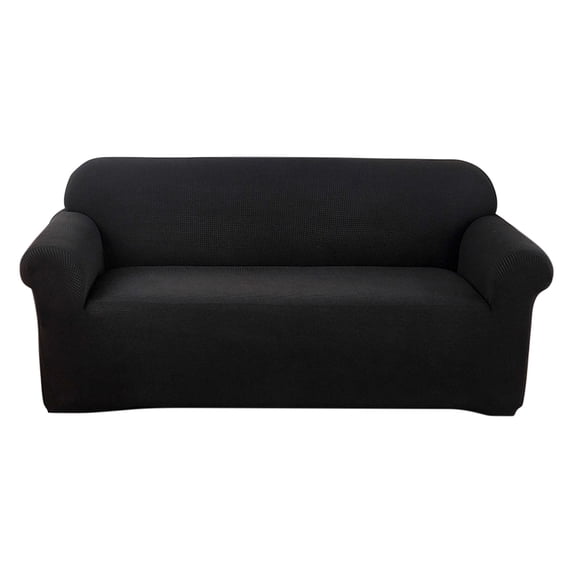 Stretch Sofa Cover Slip-Resistant Couch Protector for 3-Seater | 85% Polyester 15% Spandex Fabric with Check Pattern | 1 Piece, 190-230cm