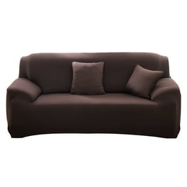 PiccoCasa Stretch Sofa Cover Loveseat Slipcovers for 2 Seater Chocolate Walmart