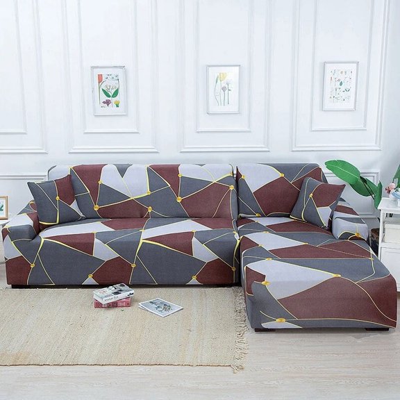 Stretch Sofa Covers Elastic Cover for Couch Covers L Shape Sectional Slipcovers Furniture Protector for Living Room Fundas Sofa