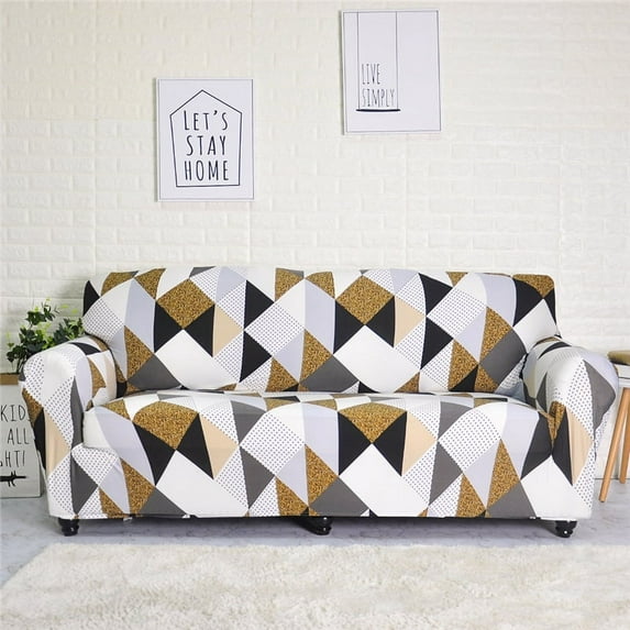 Stretch Sofa Covers Furniture Protector Polyester Loveseat Couch Cover l 1/2/3/4-seater Arm Chair Cover for Living Room