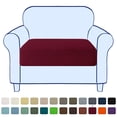 thumbnail image 1 of Stretch Sofa Seat Cushion Cover Couch Covers Furniture Protector (Armchair, Wine), 1 of 8
