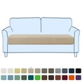 thumbnail image 1 of Stretch Sofa Seat Cushion Cover Couch Covers Furniture Protector (Loveseat, Camel), 1 of 7
