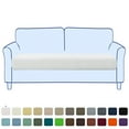 thumbnail image 1 of Stretch Sofa Seat Cushion Cover Couch Covers Furniture Protector (Loveseat, Off-white), 1 of 7