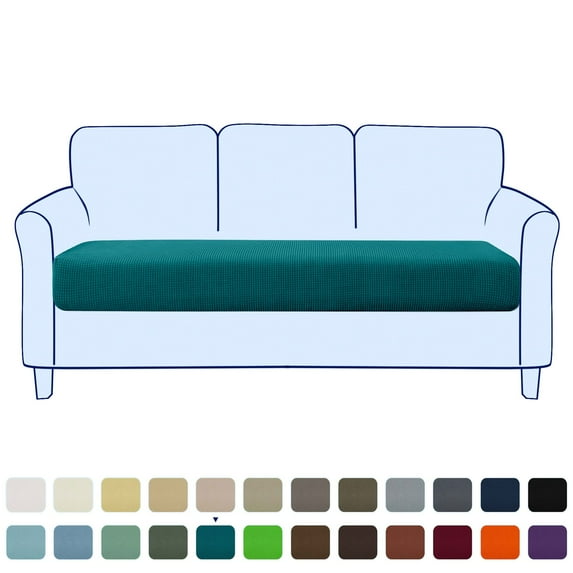Stretch Sofa Seat Cushion Cover Couch Covers Furniture Protector (Sofa, Turquoise)
