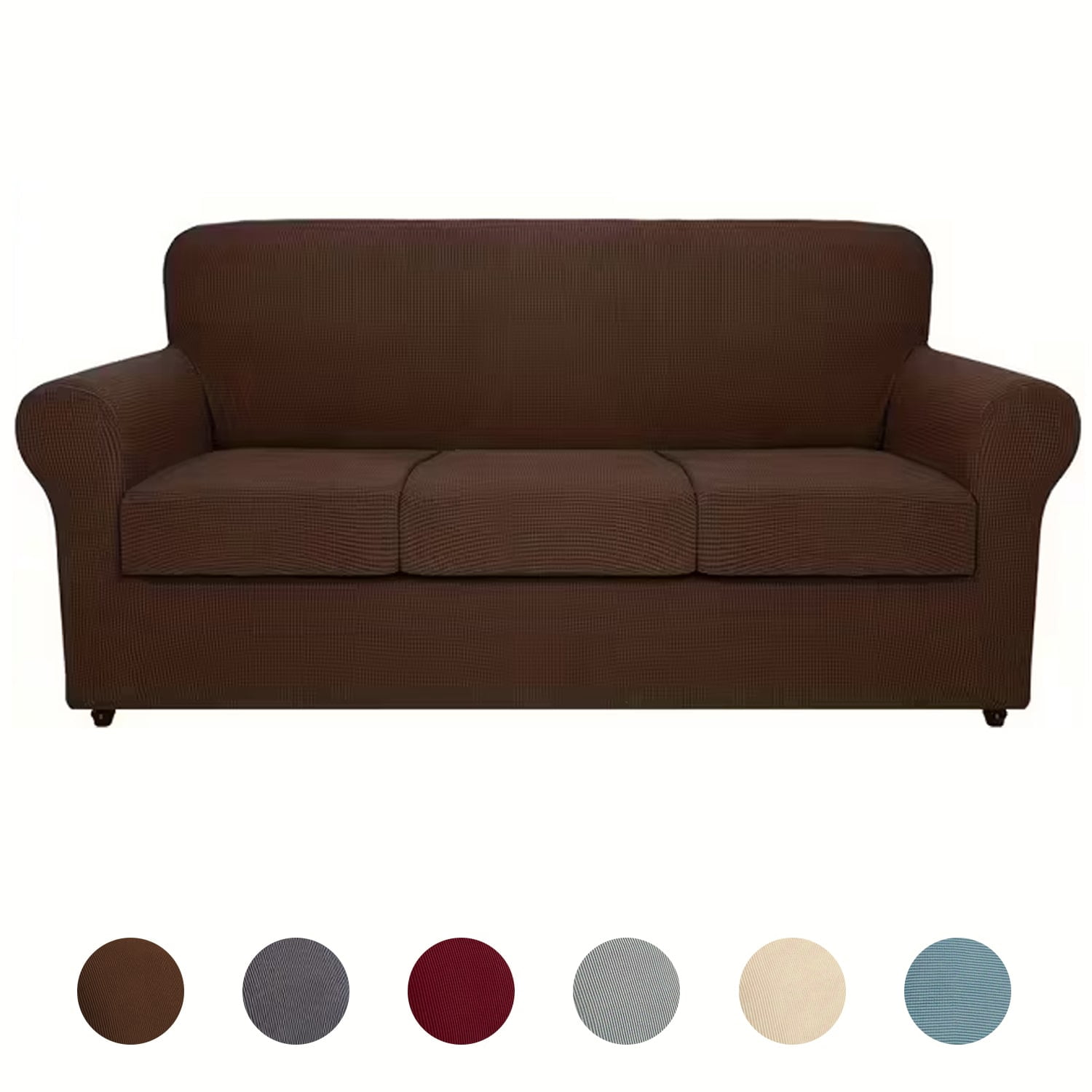 Stretch Sofa Slipcover Sets (2/3/4-Piece), 1/2/3-Seat Jacquard Couch Covers for Living Rooms and Offices Home Decor Modular Sofa Set
