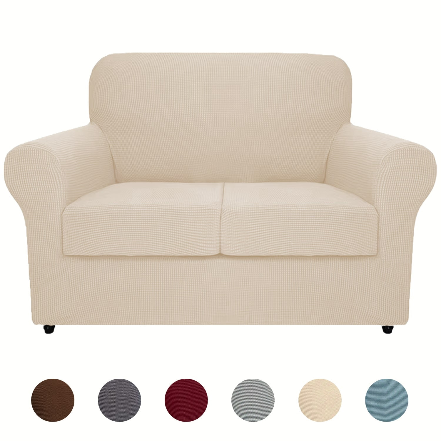 Stretch Sofa Slipcover Sets (2/3/4-Piece), 1/2/3-Seat Jacquard Couch Covers for Living Rooms and Offices Home Decor Modular Sofa Set
