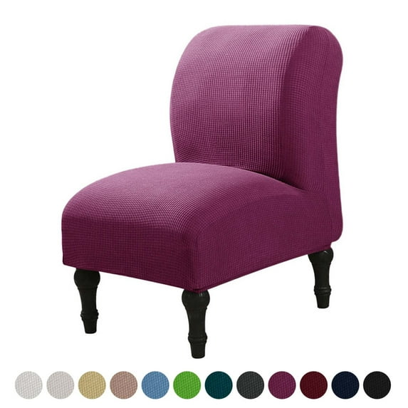 Stretch Sofa Slipcover Single Chair Covers Furniture Protector Covers For Home-purple