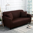 thumbnail image 1 of Stretch Sofa Slipcover for 1-4Seaters Cushion Furniture Protector with Elastic Bottom Soft and Durable Pet Protector Solid Color, 1 of 8