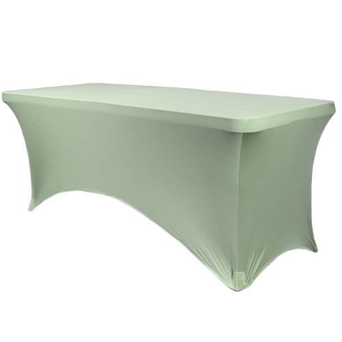Stretch Spandex 8 ft Rect. Table Cover Sage