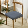 thumbnail image 1 of Stretch Spandex Chair Slipcover | Corn Grain Texture | Soft Washable Removable Polyester | Fits Office, Dining, Bar, Wedding & Patio Chairs | 1 Piece | 15-19 Inch Seat Cover | Non-Slip Furniture, 1 of 6
