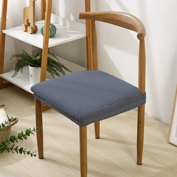 Stretch Spandex Chair Slipcover | Corn Grain Texture | Soft Washable Removable Polyester | Fits Office, Dining, Bar, Wedding & Patio Chairs | 1 Piece | 15-19 Inch Seat Cover | Non-Slip Furniture