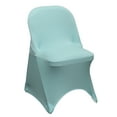 thumbnail image 1 of Stretch Spandex Folding Chair Covers Dusty Blue, 1 of 4