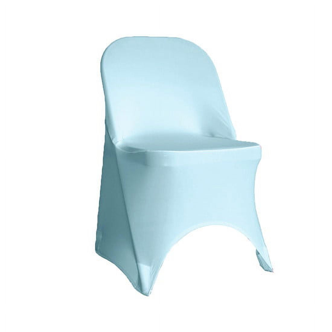 Your Chair Covers - Stretch Spandex Folding Chair Cover Yellow for Wedding,  Party, Birthday, Patio, etc. 