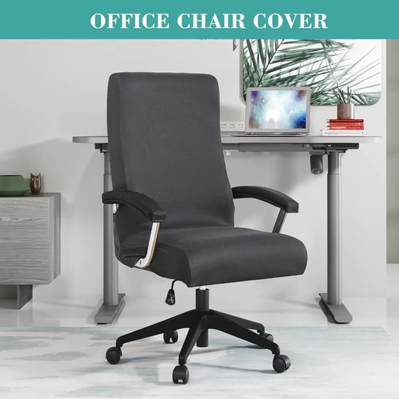 Stretch Spandex Office Chair Covers Anti-dirty Computer Seat Chair Cover Removable Slipcovers